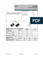 General Description Product Summary: 30V N-Channel MOSFET