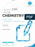 Group 7 (Halogens) - Chlorine, Bromine, Iodine 1 MS