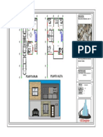 Plano Arquitectonico 2 Niveles