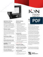 Intelligent Metering and Control Devices: Applications Summary Features Summary