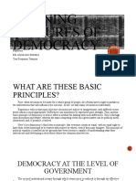 Defining Features of Democracy