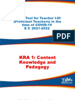 RPMS Tool For Teacher I-III (Proficient Teachers) 2021-2022