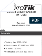 Mtcse Training Materials