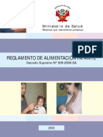 06 - Reglamento de Alimentacion Infantil DS-009-2006-SA