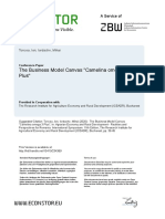 The Business Model Canvas "Camelina Omega 3 Plus": Make Your Publications Visible