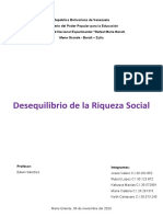 Desequilibrio de La Riqueza Social