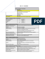 Hoja de Seguridad: Seecion 1: Identificacion Del Producto, Fabricante Y Proveedor