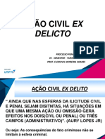 Ação Civil Ex Delicto DPP I 2021