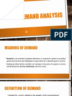 Demand Analysis