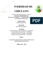 Cuadros Clinicos Por Alteración de Los Cromosomas Sexuales (Continuación)