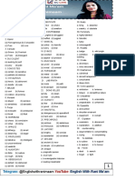 Synonyms Final Practice Set