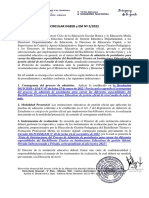 08 - 02 - 2022 CIRCULAR DGEEByEM N°02 PRUEBAS DE ADMISION FEBRERO 2022