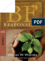 WIERSBE, Warren W. (2010) - 1 Reyes. SÉ RESPONSABLE. Ser Buenos Administradores de Los Dones de Dios