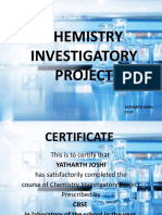 Chemistry Investigatory Project