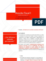 Derecho Fiscal I