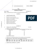 7 0 0 4 MBA (Sem I) Theory Examination 2017-18 Business Statistics