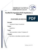 Tarea 4 - Microcontroladores Arduino Vs Raspberry Pi