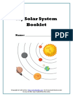 Solar System Worksheets