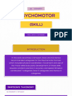 Psychomotor: 3.5 Domain Ii