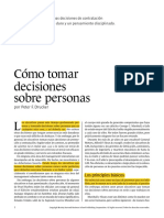 Cómo Tomar Decisiones Sobre Personas