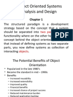 Object Oriented Systems Analysis and Design: Two Parts