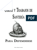 Obras y Trabajos de Santeria para Defenderse