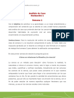 Bases Filosóficas de La Ciencia - B - Evaluación 1 - P - CASO - Semana 2