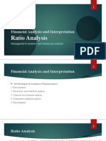 Unit-V Ratio Analysis: Financial Analysis and Interpretation