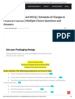 Funds Flow Statement MCQs - Schedule of Changes in Financial Position - Multiple Choice Questions and Answers