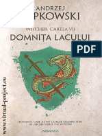 Andrzej Sapkowski The Witcher 7 Domnița Lacului