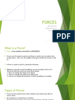 Forces: Miss Ramdehal Integrated Science Form 1.4 &1.6