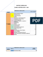 Matriz Curricular - Curso Gestão em RH Ead