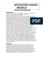 Planificacion Anual Musica