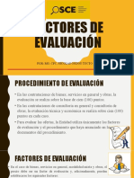 8 Factores de Evaluación