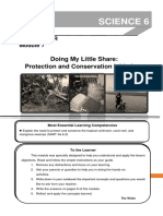 Science 6: Doing My Little Share: Protection and Conservation Initiatives