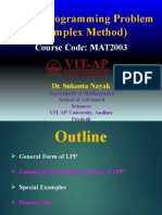 Lecture 4 Linear Programming Problem (Simplex Method)