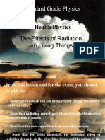 Ionising Radiation and Living Things