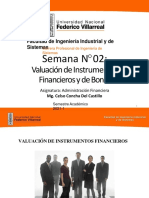 Semana 02 - Valuación de Instrumentos Financieros y de Bonos