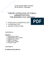 Theory & Practice of Public Administration: The Modern Civil Service