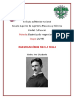 Nikola Tesla Investigación