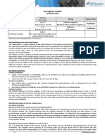 Press Release Om Logistics Limited: Details of Instruments/facilities in Annexure-1