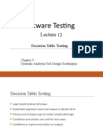 ST - Lecture12 - Decision Table