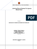 Chap 1-3 - Patients Monitoring Record System For Ignacio Dental Clinic