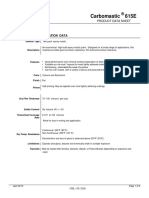 Carbomastic 615E: Selection & Specification Data