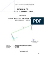 Memoria Estructural Linea de Vida Aph-734