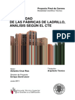 Estabilidad de Las Fábricas de Ladrillo, Análisis Según El CTE