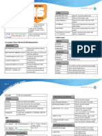 Javascript Cheat Sheet