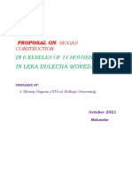 Biogas Construction Proposal