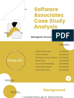 Software Associates Case Study Analysis: Managerial Accounting-II Project