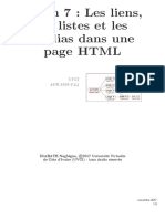 Lecon 4 - Les Liens Les Listes Et Les Medias Dans Une Page HTML PDF